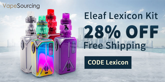 Eleaf Lexicon with ELLO Duro BOX MOD 爆煙